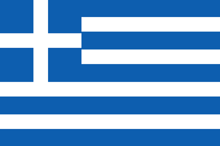 NIDOE GREECE - The Flag of GREECE